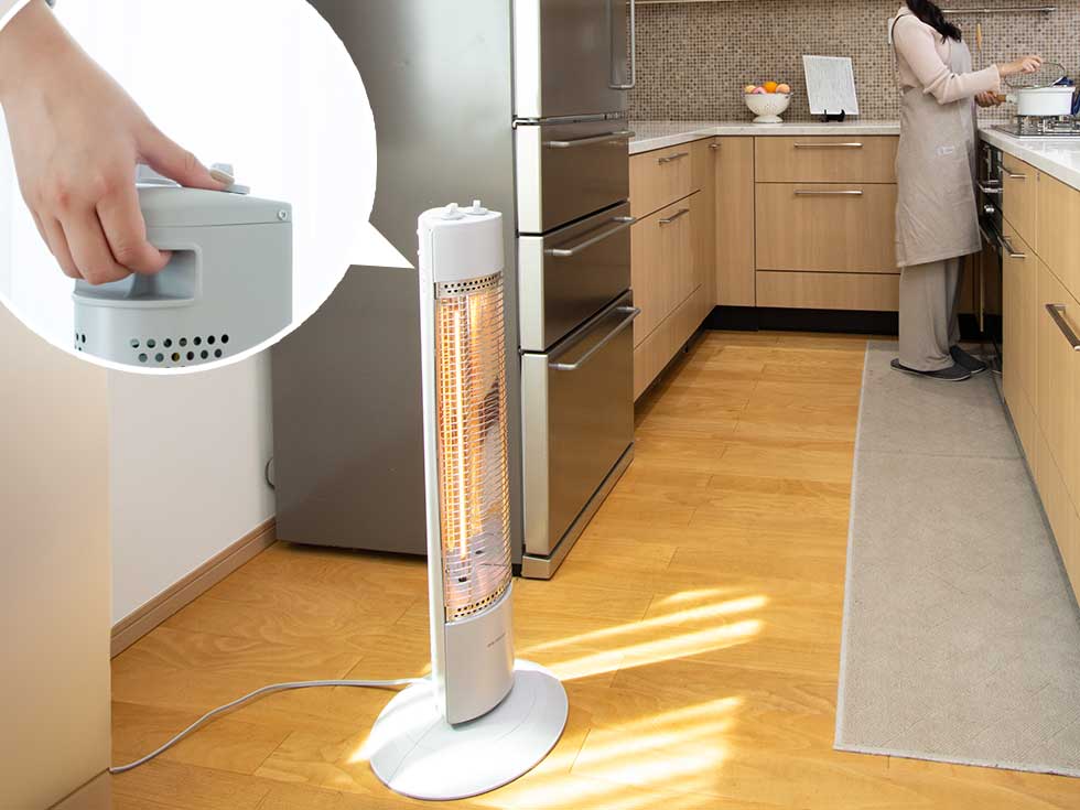 グラファイトヒーター遠赤電気ストーブKKS-09257 | コイズミオンライン