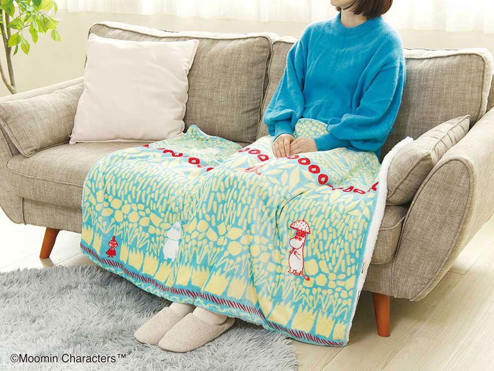 ムーミンUSBショールブランケット120x80cmKDH-MN002U | コイズミ