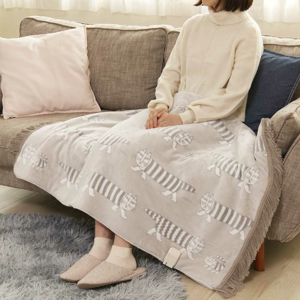 □新品□KDH-L121 リサラーソン 電気ひざ掛けマイキー