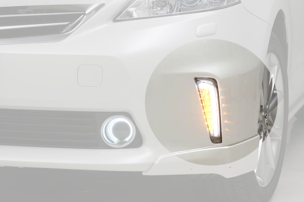 ライトバー仕様]LEDフロントウインカー Ver.1 -プリウスα ZVW40/41