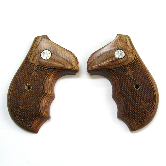 L.A.ホビーショップ / 木グリップ : Jフレーム[ラウンド/オーバー] M36