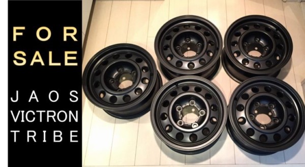 売却済【FOR SALE】JAOS VICTRON TRIBE 5本 アルミホイール ランクル70