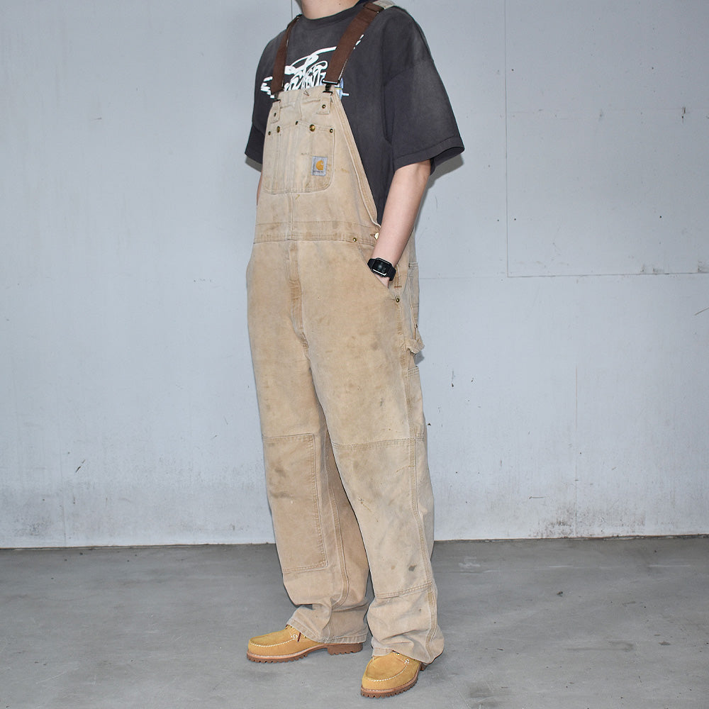 Carhartt/カーハート ダブルニー ブラウンダック オーバーオール