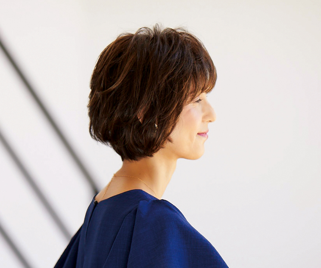 ショート:セミオーダーウィッグ 011:メッシュカラーで立体感を演出。