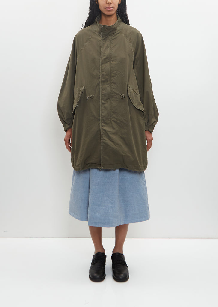 Cotton Nylon Six-Five Fishtail Parka – La Garçonne