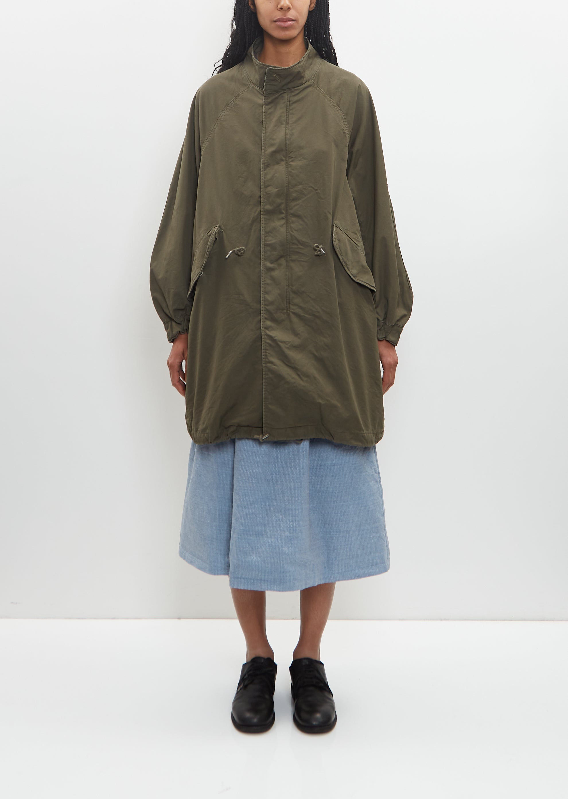 Cotton Nylon Six-Five Fishtail Parka – La Garçonne