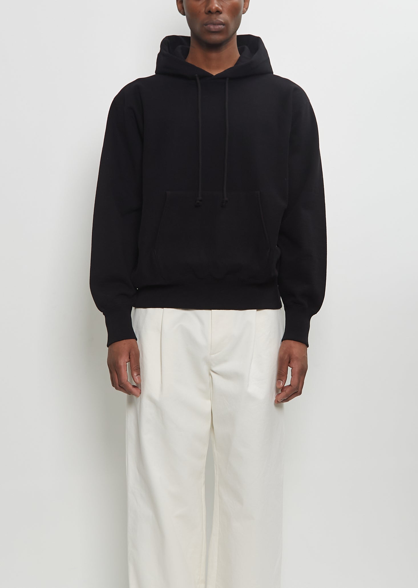 Smooth Soft BD Sweat P/O Parka — Black – La Garçonne