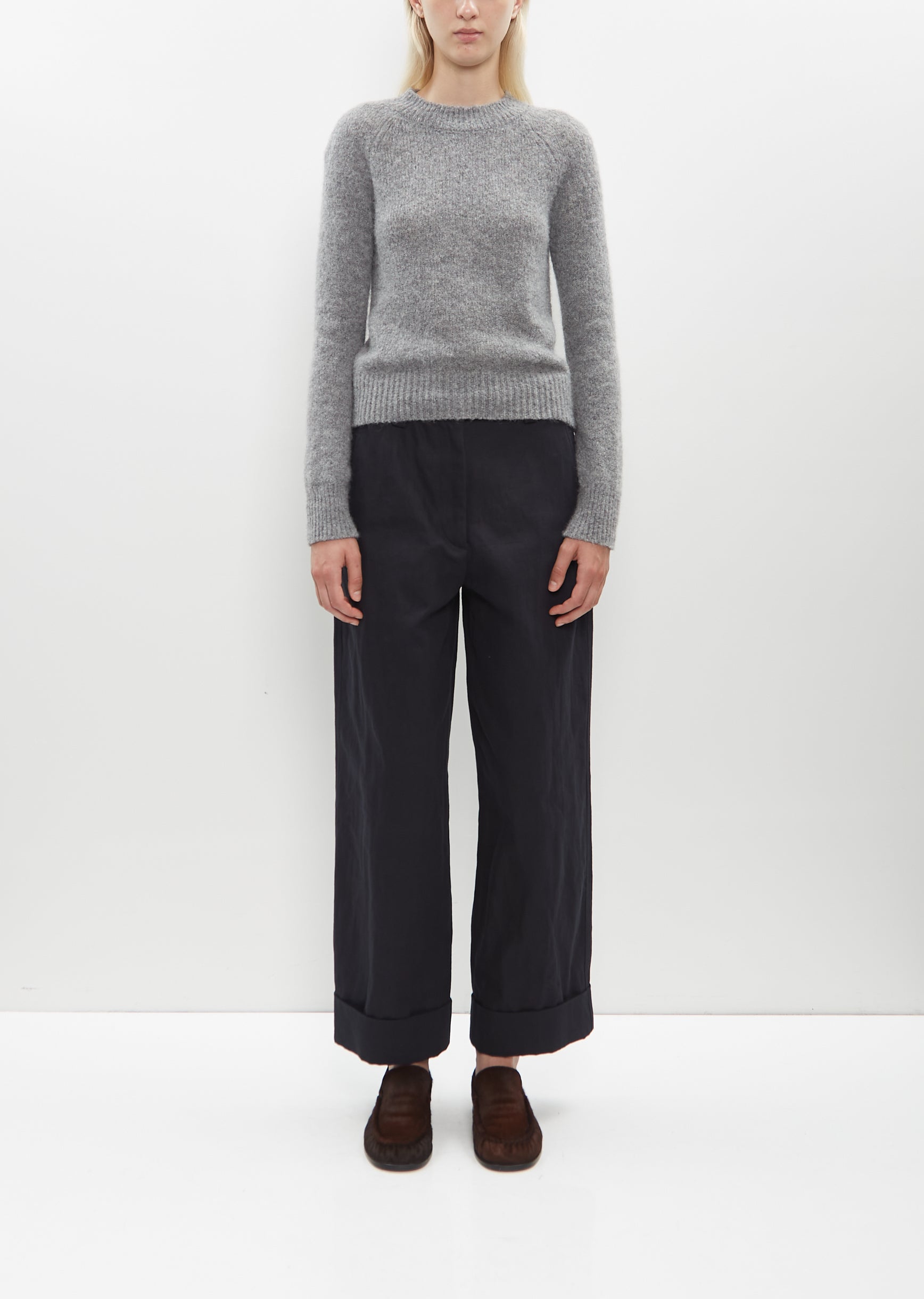 Texas Sweater — Mid Grey – La Garçonne