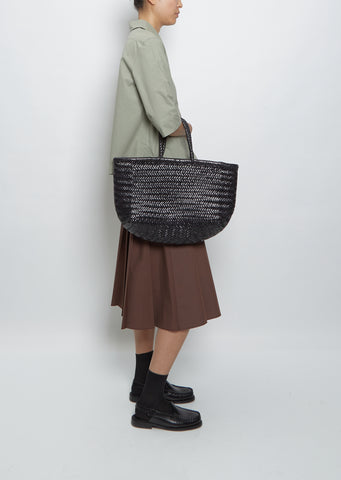 Bamboo Triple Jump Bag — Black – La Garçonne