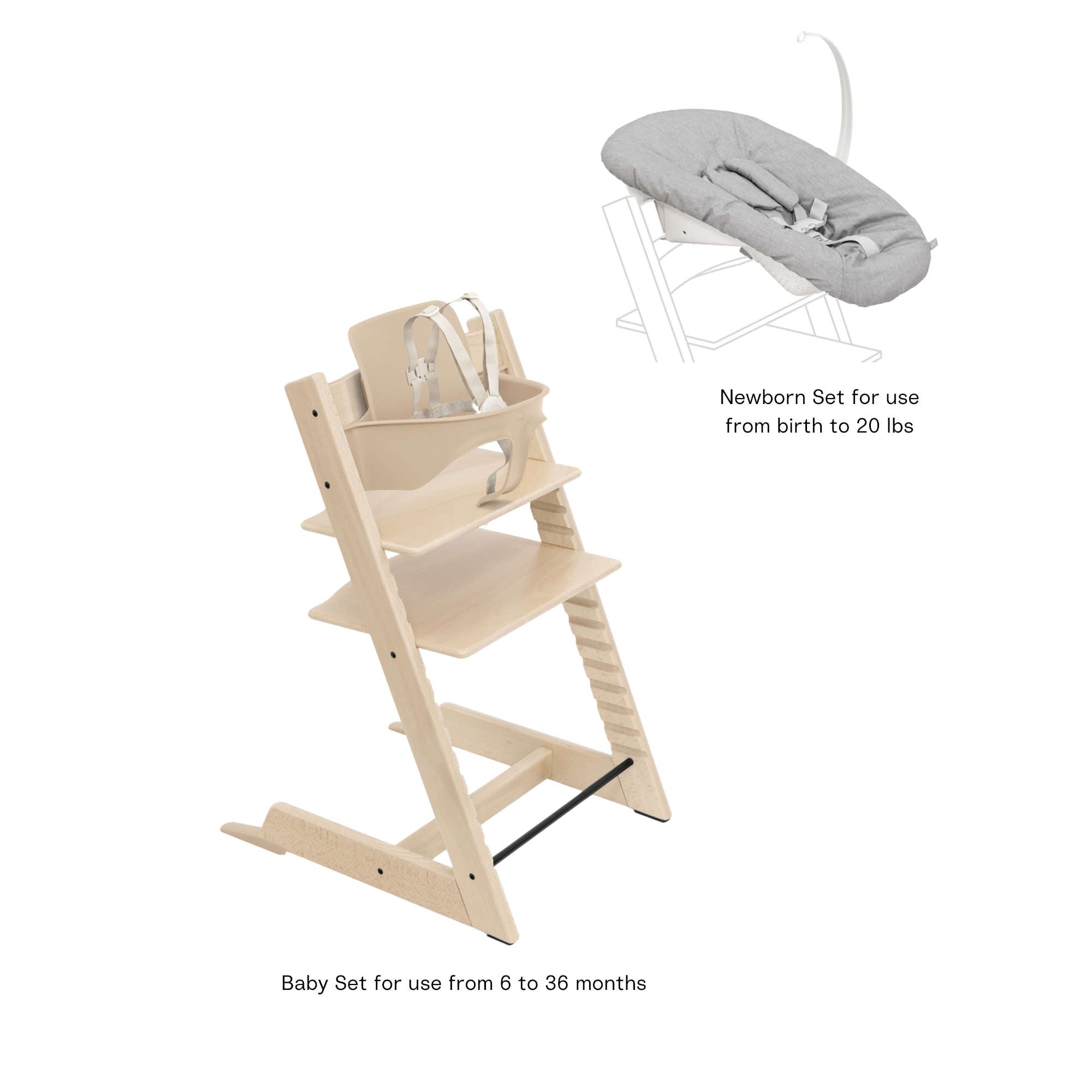 Stokke Tripp Trapp High Chair² with Newborn Set – Lakeland Baby