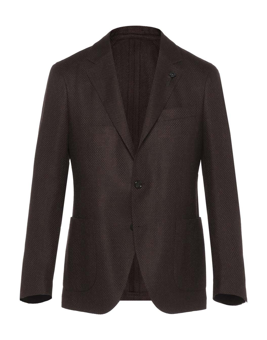 カシミヤシルク バスケットクロスジャケット – LARDINI Online Store