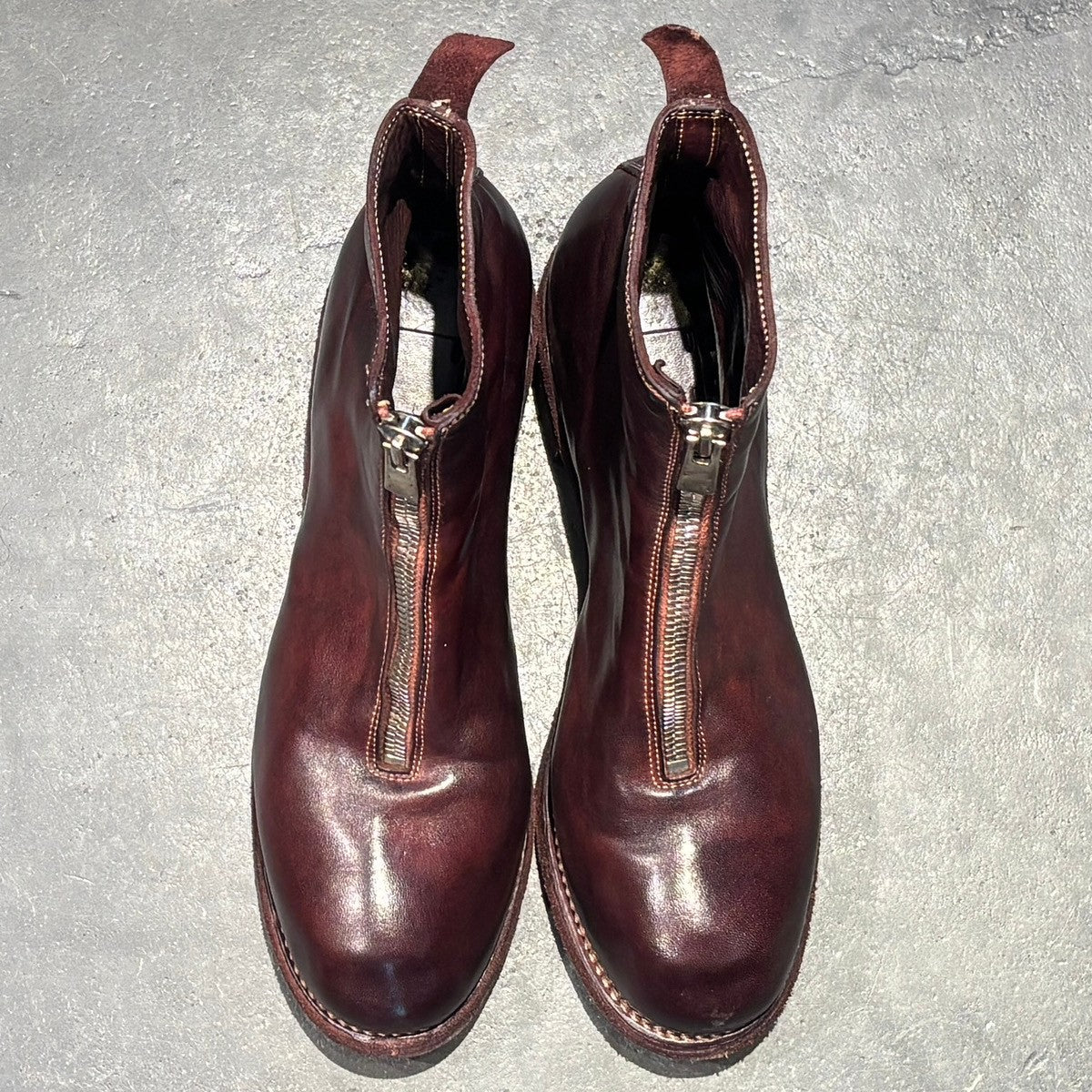 GUIDI】グイディ レザーブーツ PL1 フロントジップブーツ ブーツ