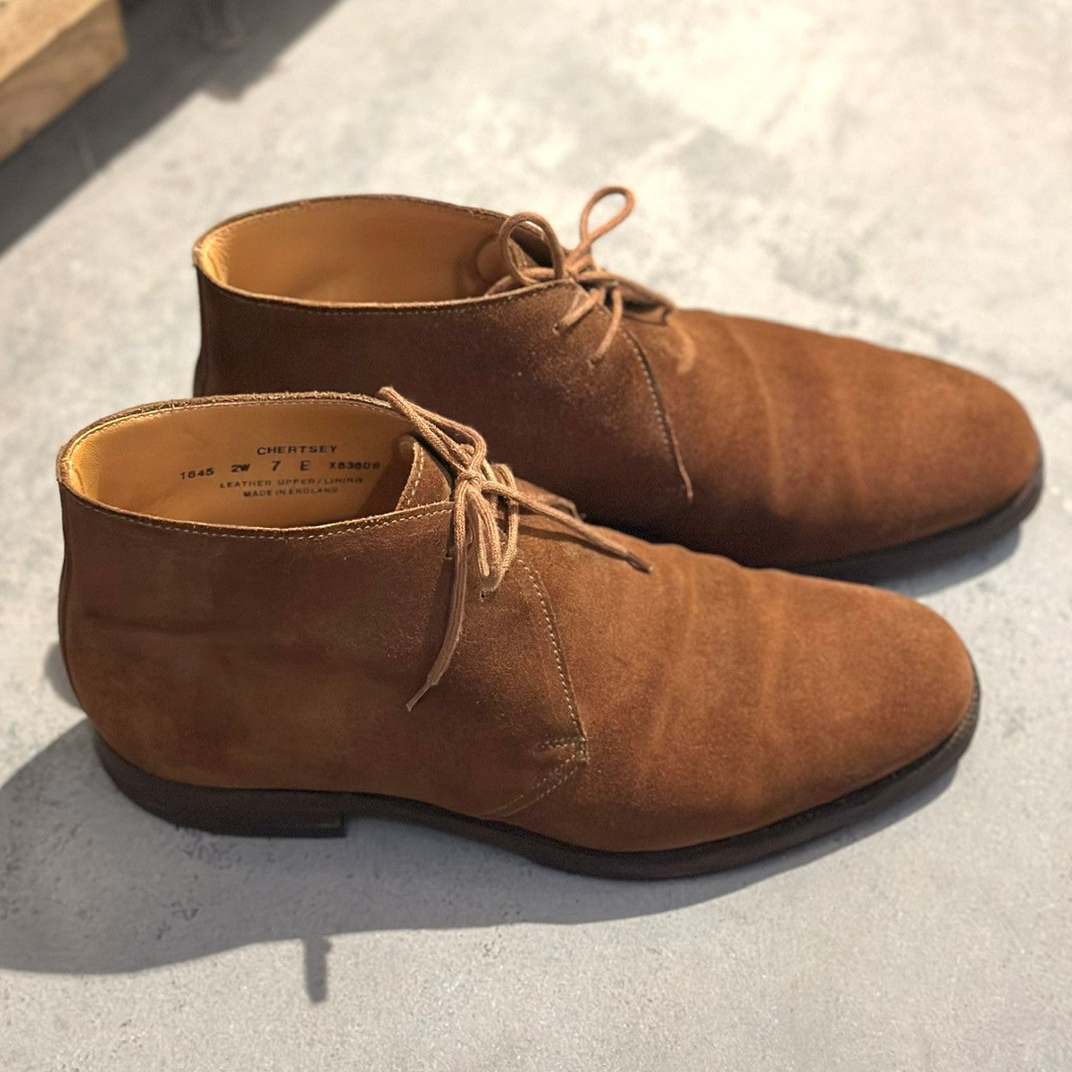 CROCKETT&JONES】クロケット&ジョーンズ チャートシー チャッカブーツ