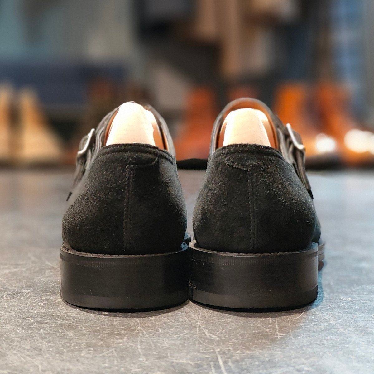 使用数回 【JOHN LOBB】ジョンロブ ウィリアム ダブルモンク スエード