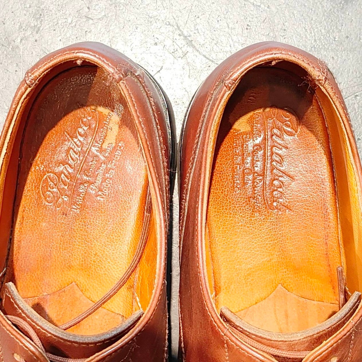 デカタグ【Paraboot】パラブーツ シャンボード Uチップ カーフ