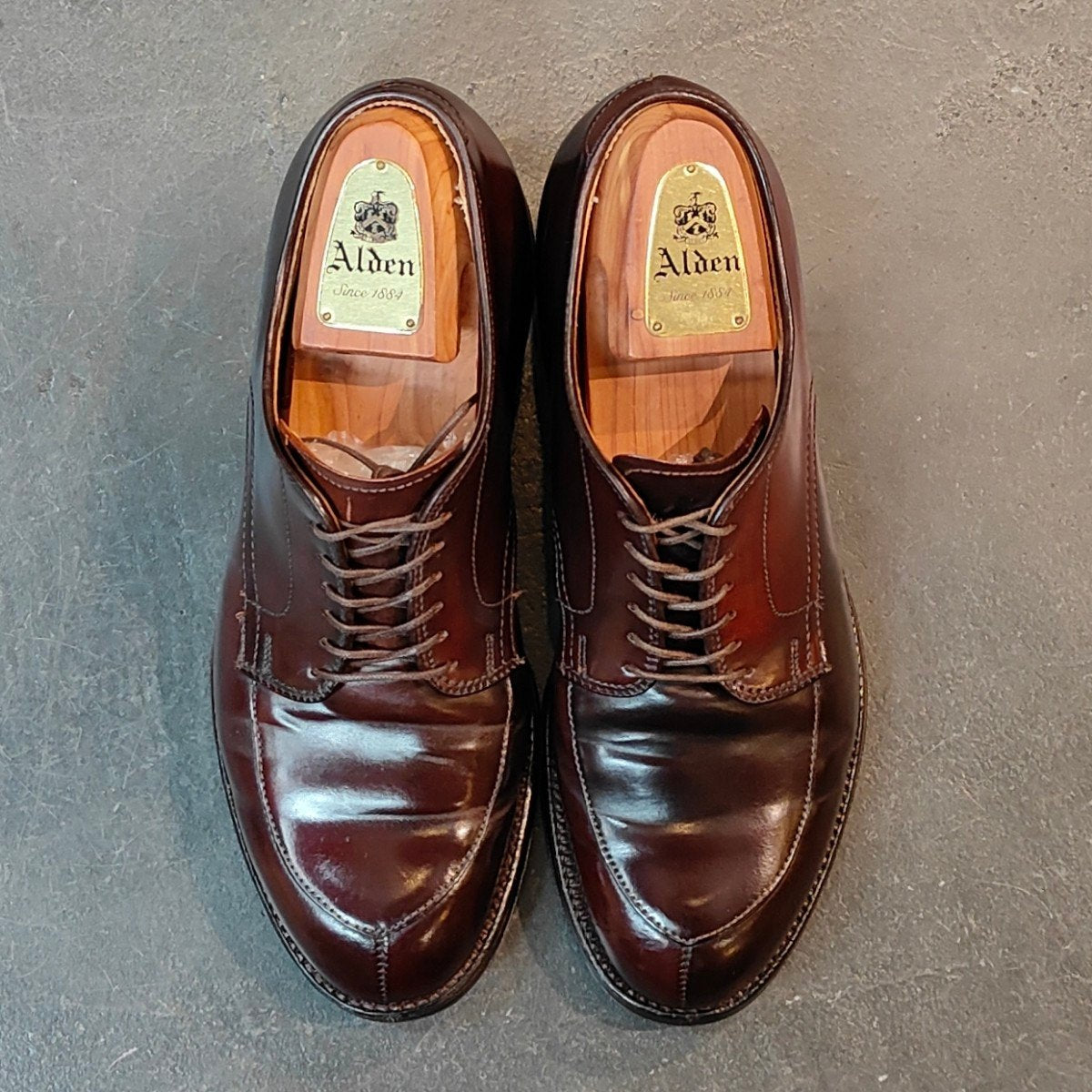 ALDEN】オールデン 54321 Vチップ コードバン ダークバーガンディ US7