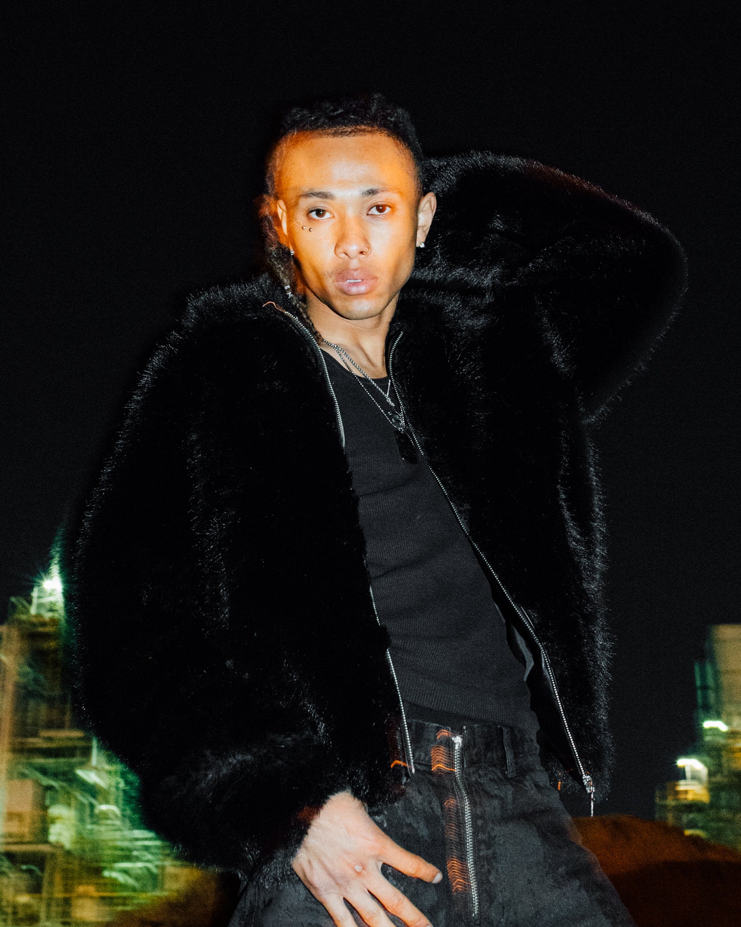 Fur Jacket / Black｜LAST NEST Official Online Site