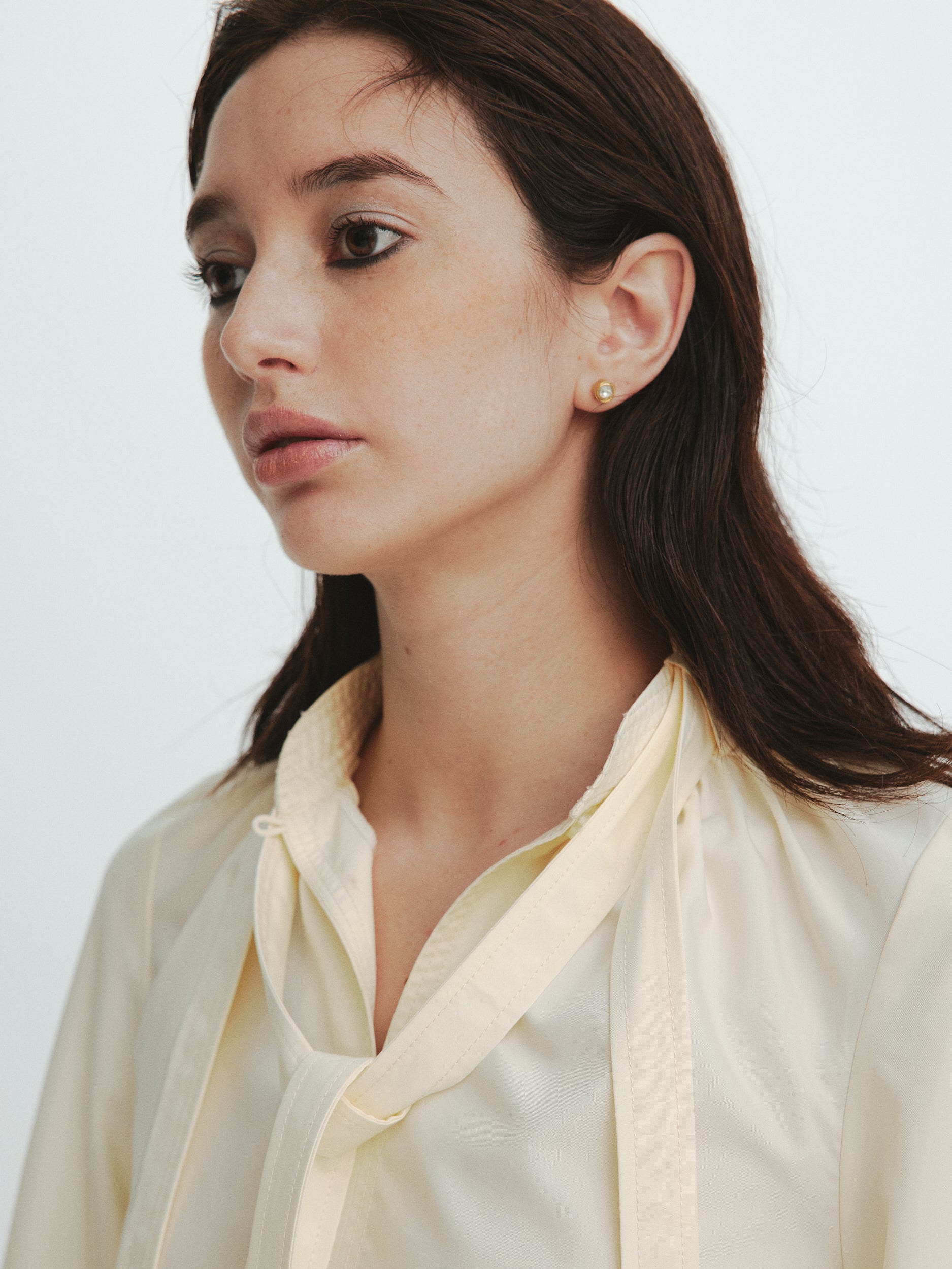 Double tie Blouse – L'AUBE BLANC