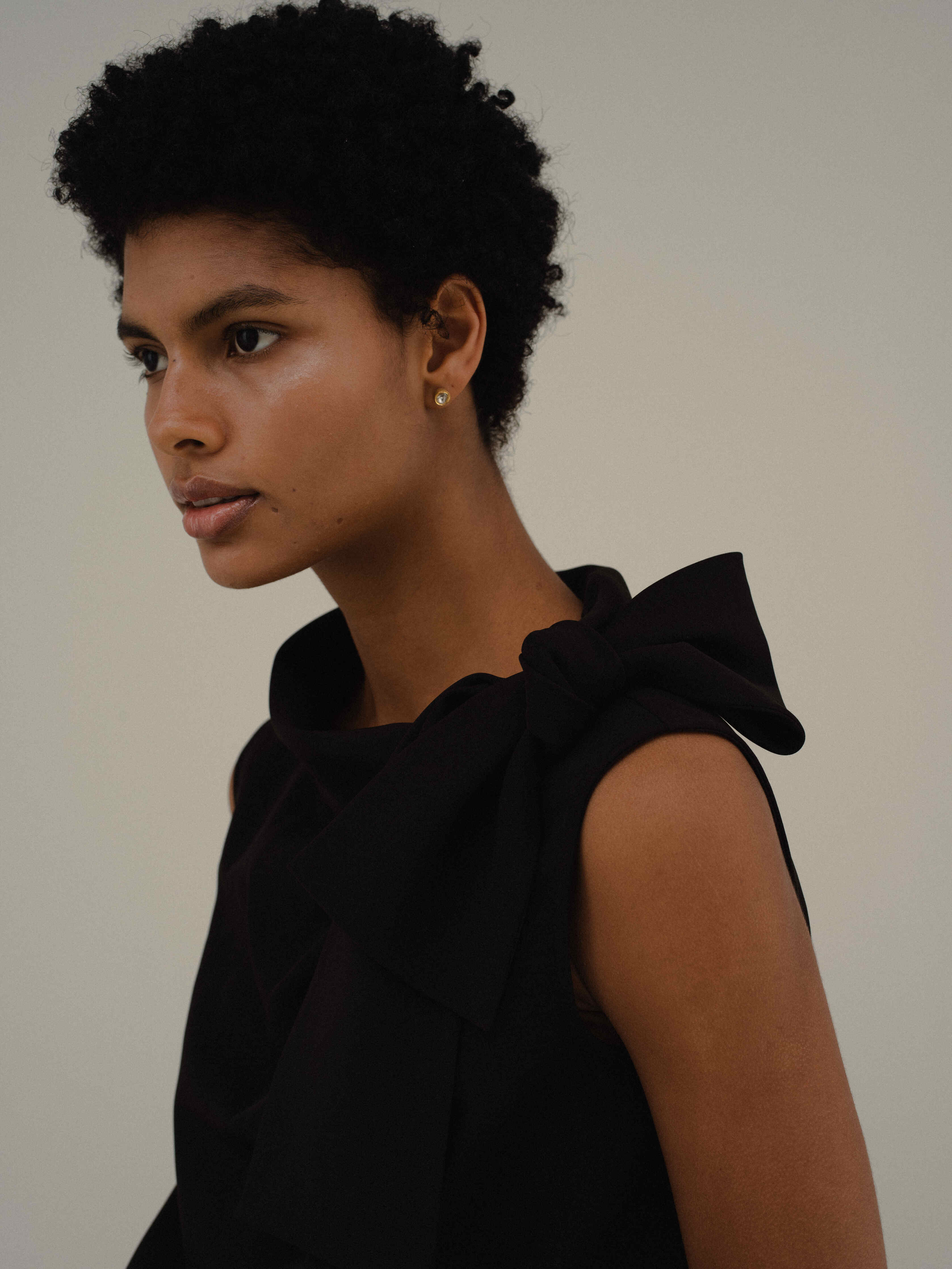 Side Bow-tie Tops – L'AUBE BLANC