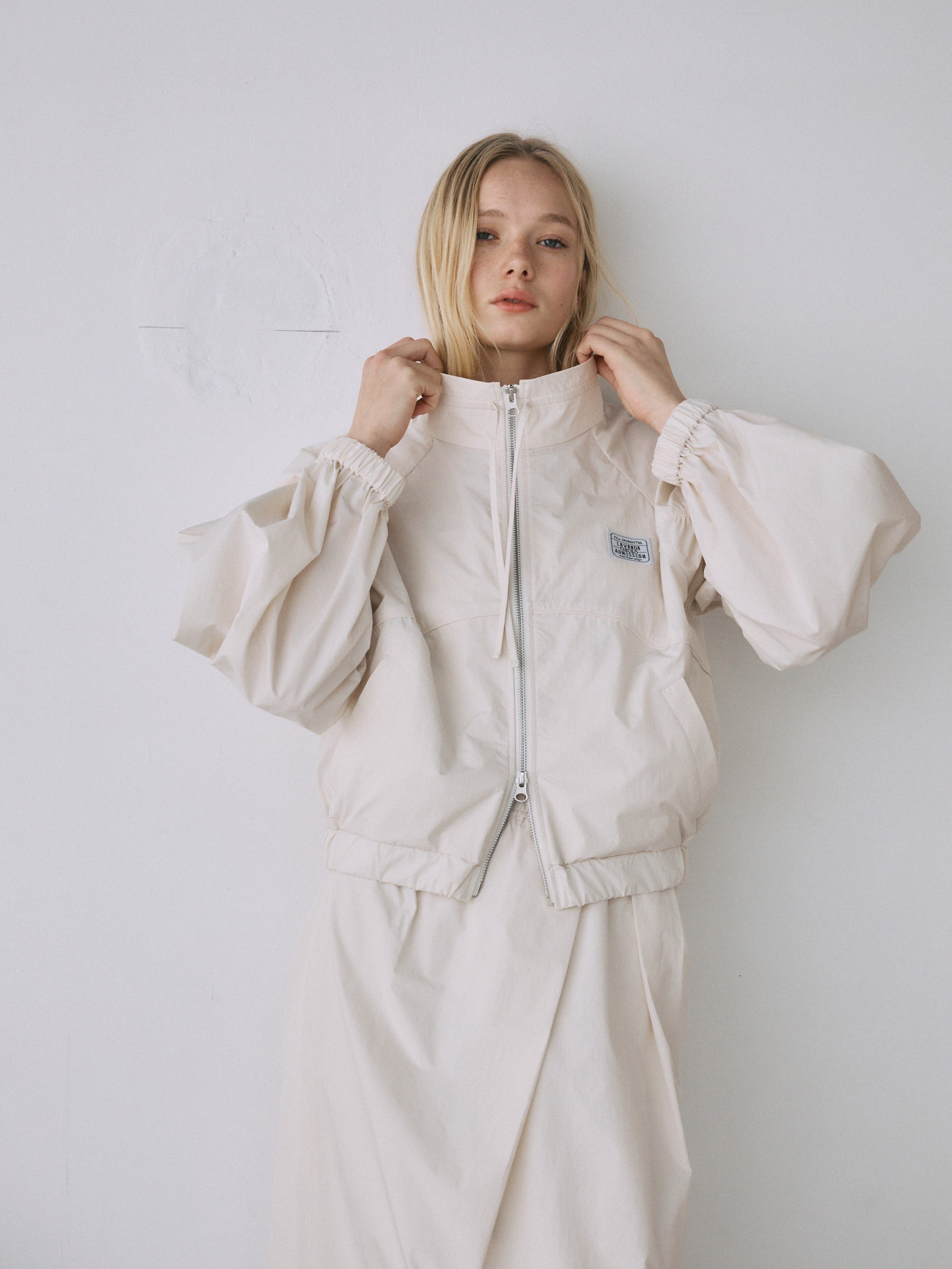 スリーブギャザーブルゾン