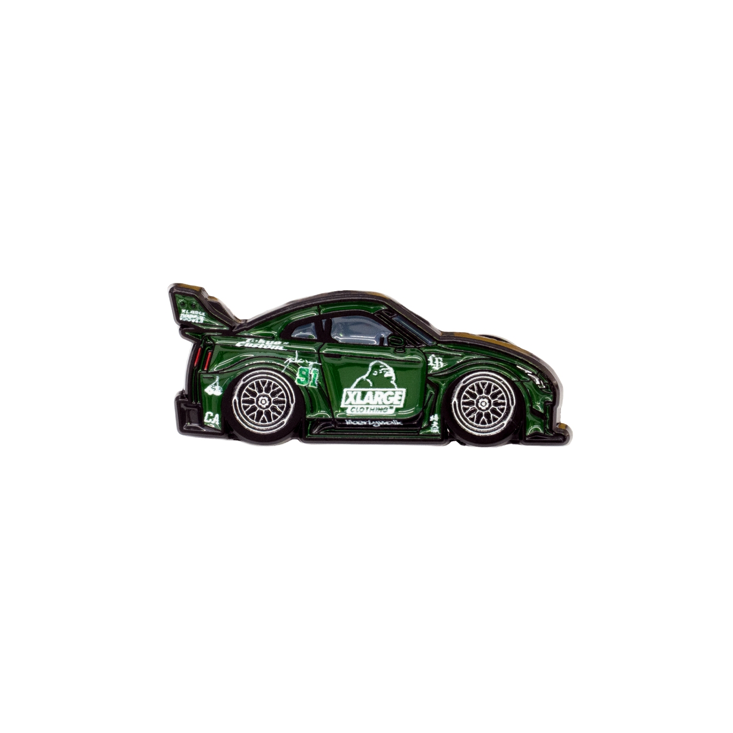 Leen Custom Pin Badge GTR XLARGE Green - LB-ONLINE STORE
