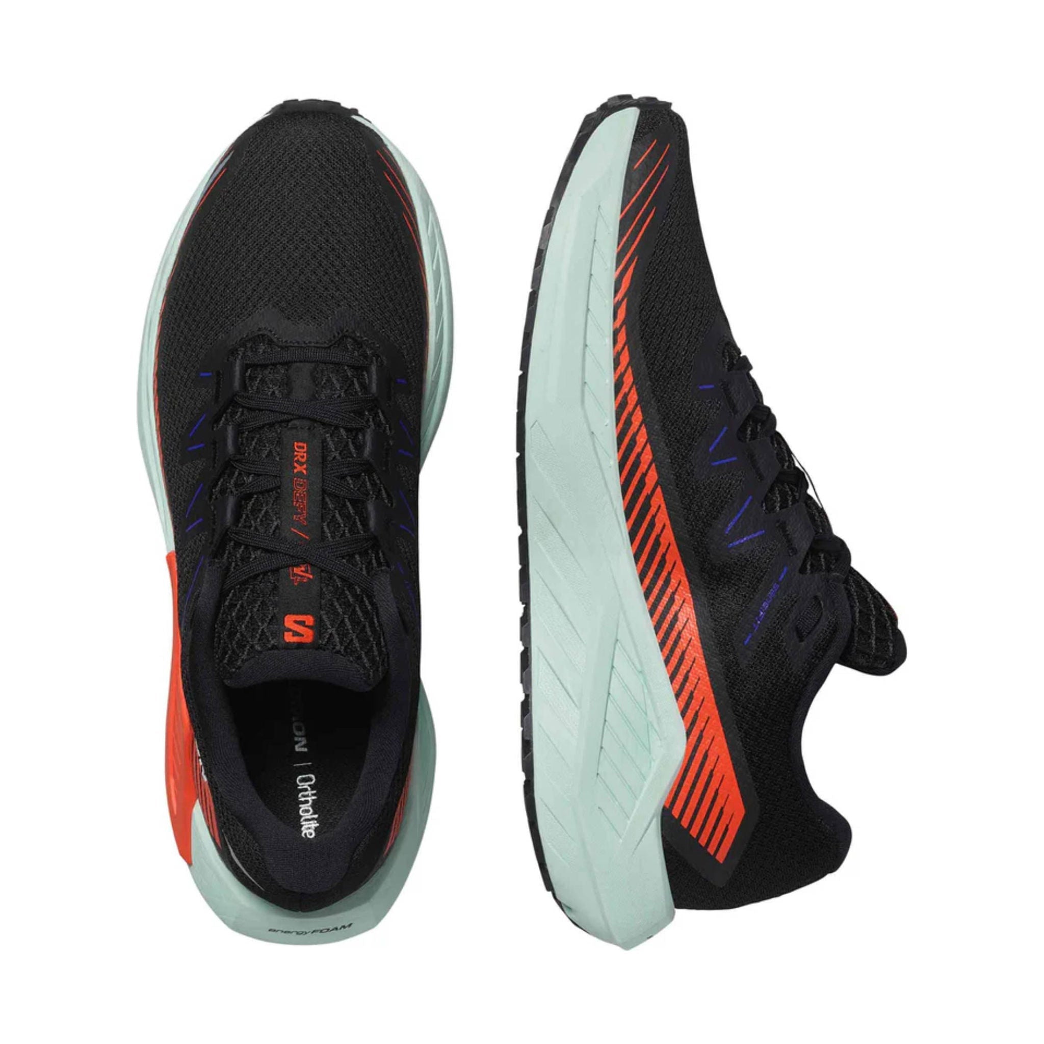 Salomon Men's DRX DEFY GRVL Road Running Shoes - Black/Cherry