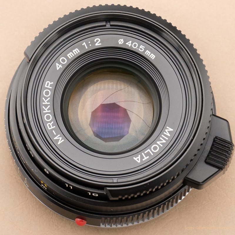標準】MINOLTA M-ROKKOR 40mm F2 外観レビュー | 収差Love