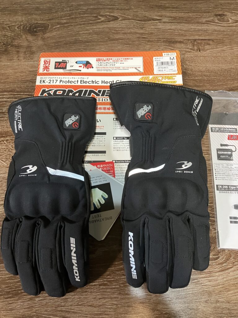 コミネ 電熱グローブ EK－217 プロテクトエレクトリックヒート