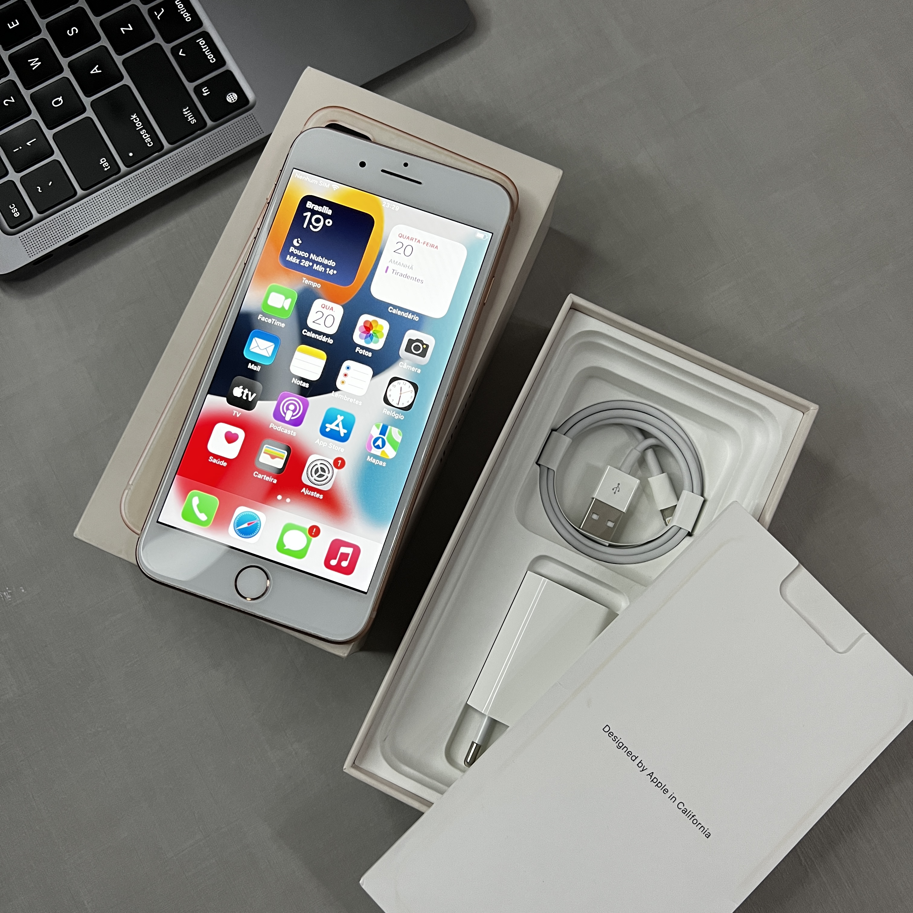 iPhone 8 Plus 64GB ROSE GOLD (seminovo) – LS