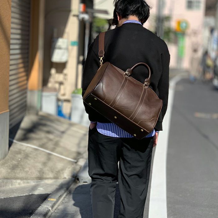 ソフトトラベルボストンバッグM｜PORCO ROSSO