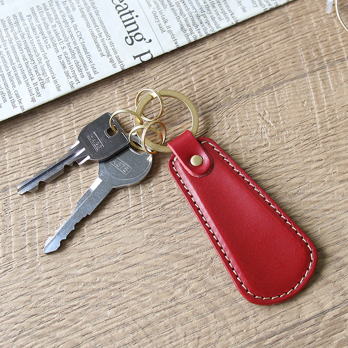 靴べらキーホルダー[sokunou] ｜革鞄・革小物のPORCO ROSSO