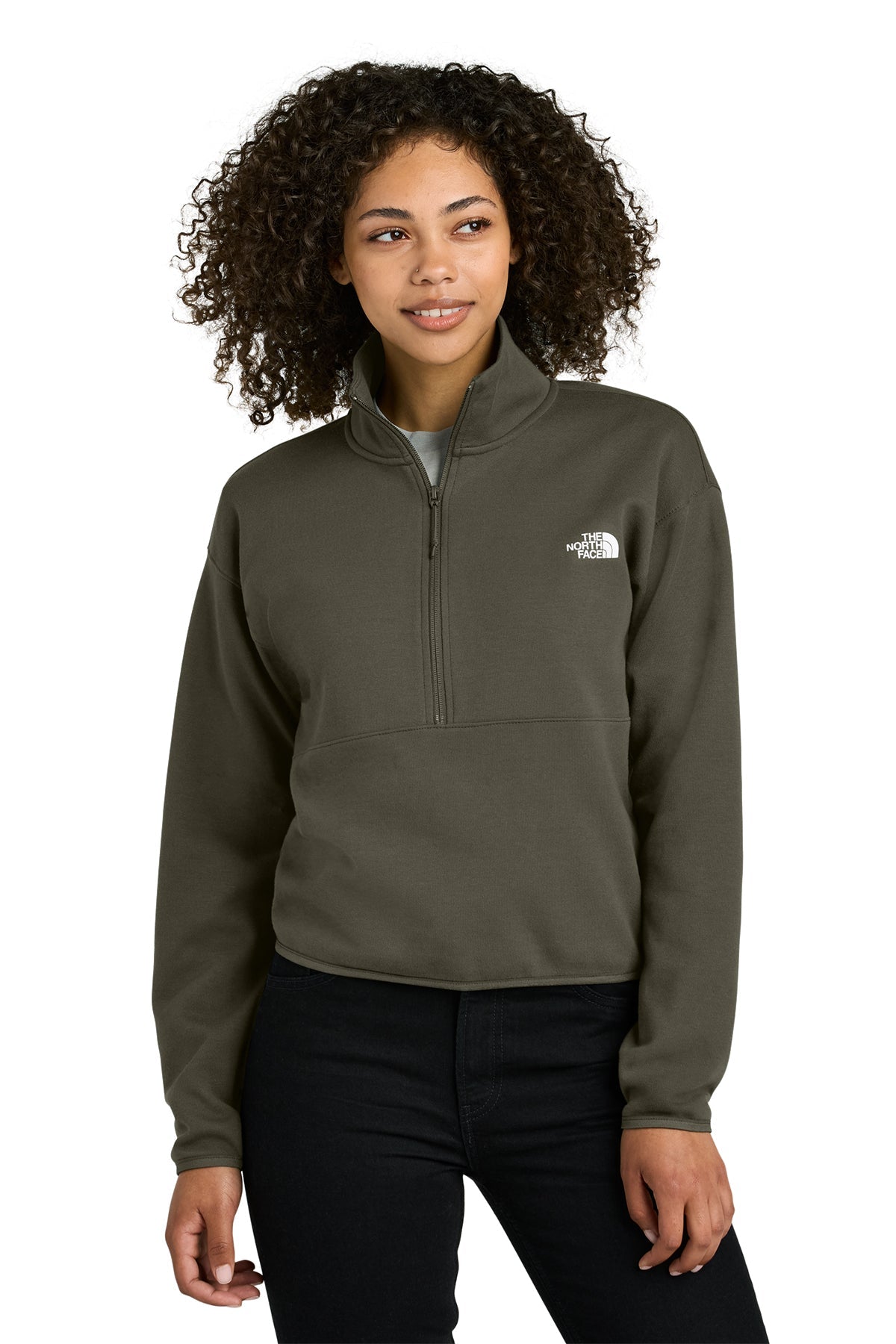Branded The North Face Womens Double-Knit 1/2-Zip Fleece NF0A8C5H