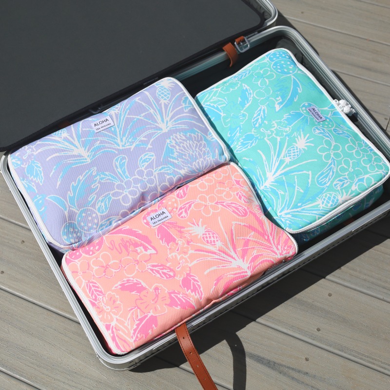 トラベルポーチ（グリーン） - LE'A MAKAHA | レアマカハ