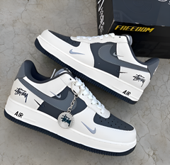 Airforce 1 low x stussy grey white 444 – Lebrouges