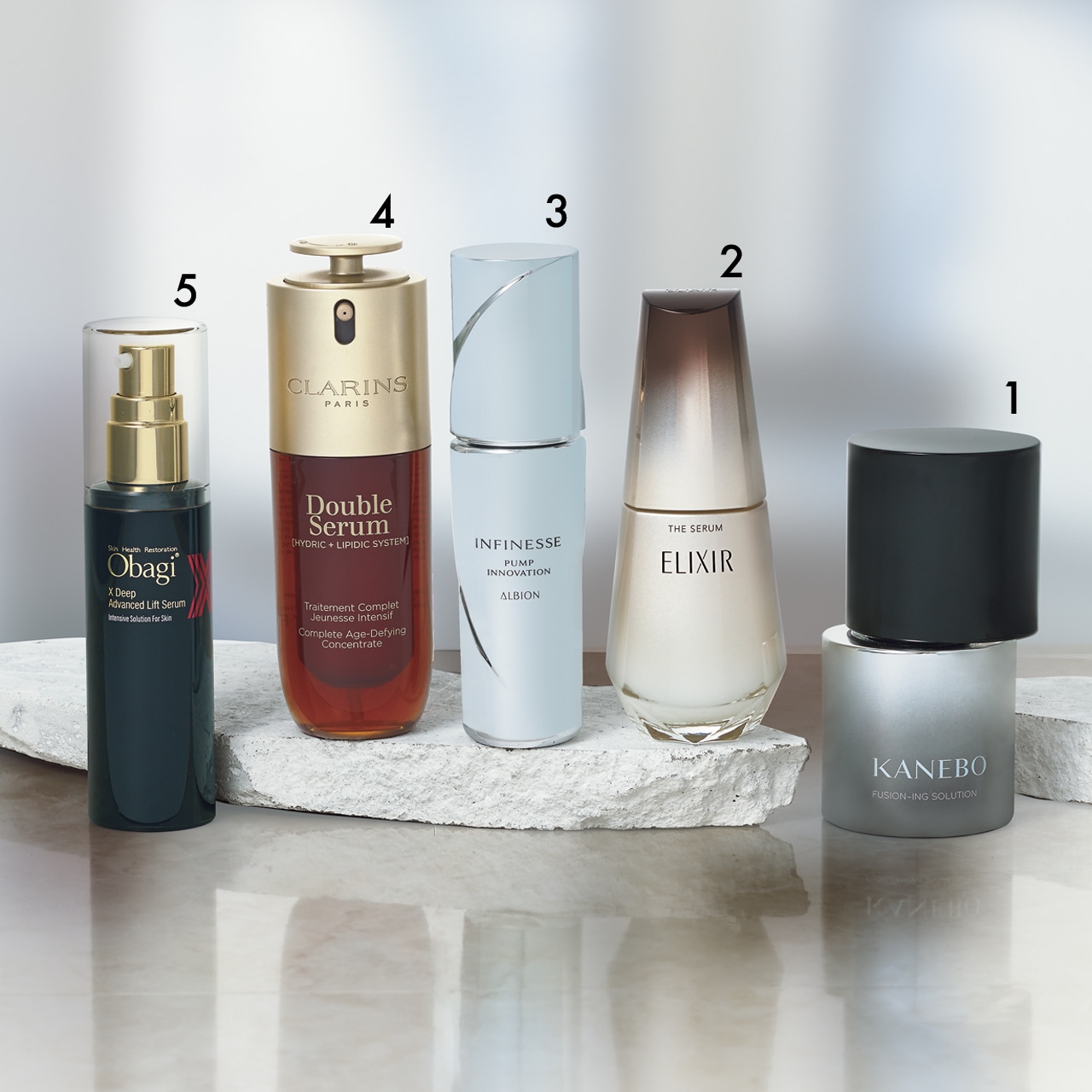 2024【最新ハリ＆たるみケアコスメ5選】オバジX、クラランス、カネボウ