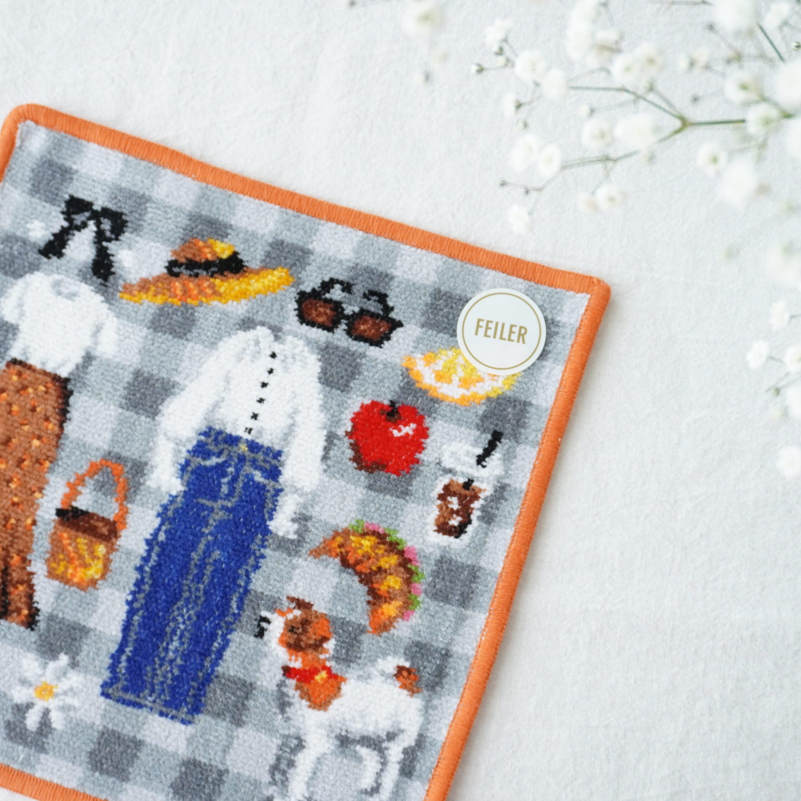 FEILER×IENA】別注PIQUE-NIQUEIENAデザインがオシャレなハンカチ♩ | LEE