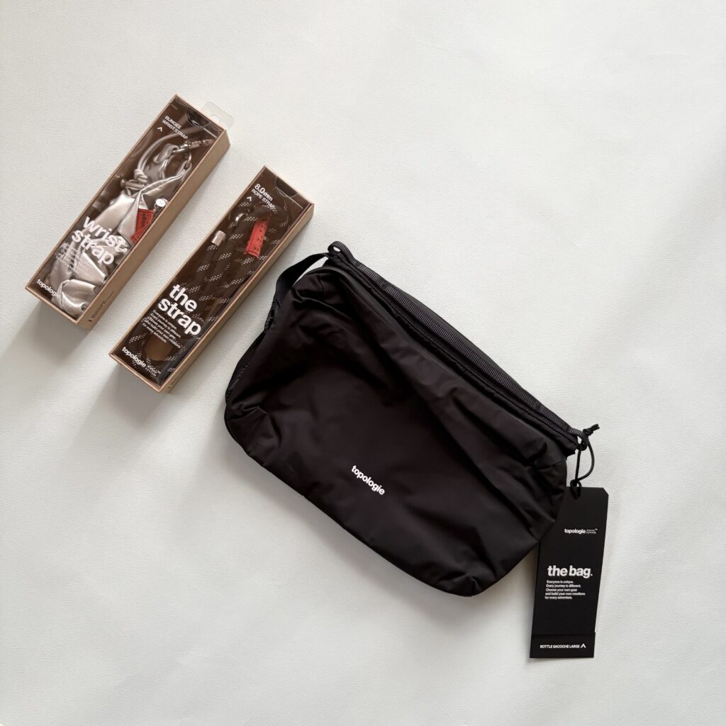 topologie/トポロジー】ボトルサコッシュを夫婦でシェア。京都三条店で