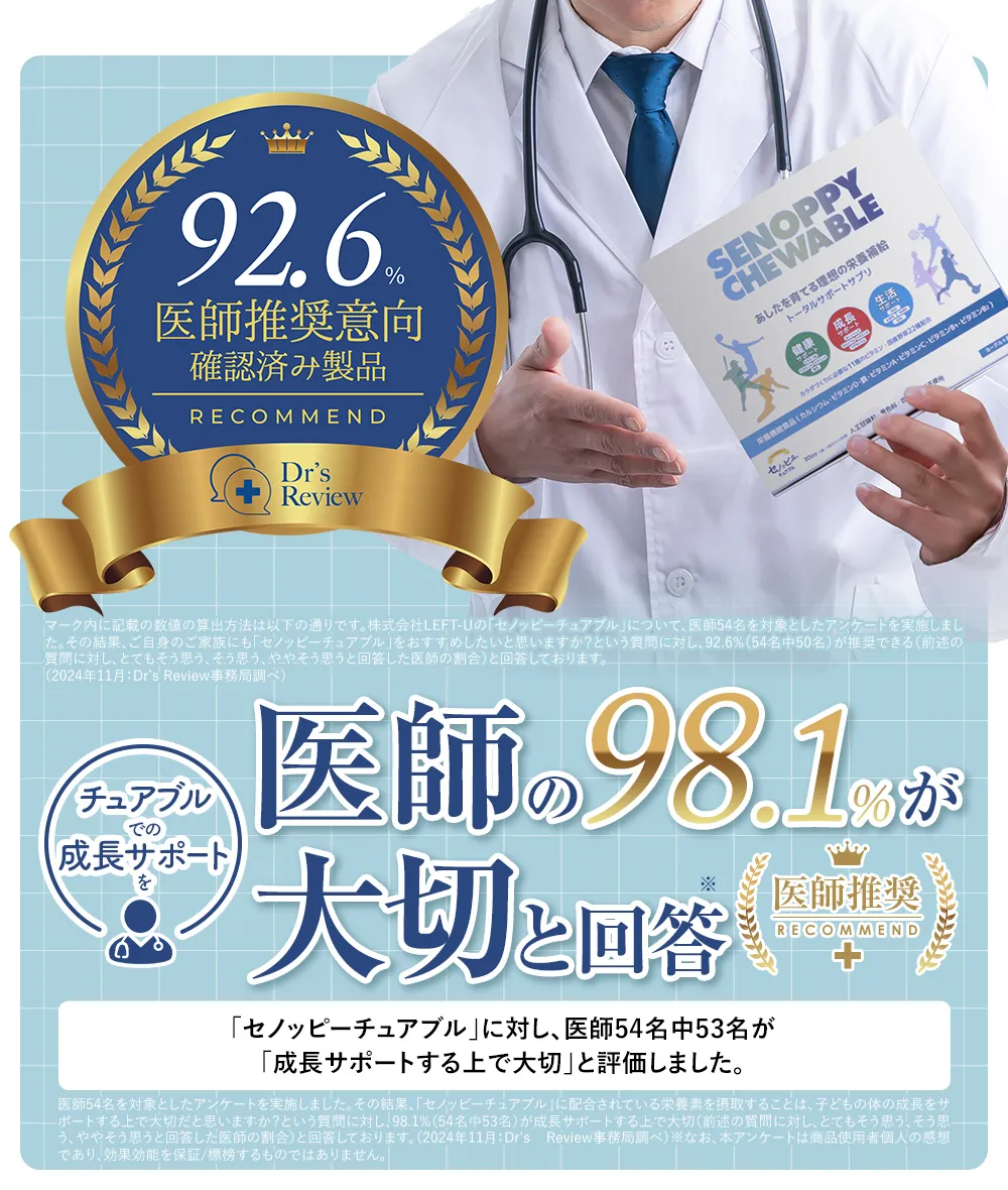 ギャル曽根さんも絶賛！成長期のお子様におすすめ「セノッピー