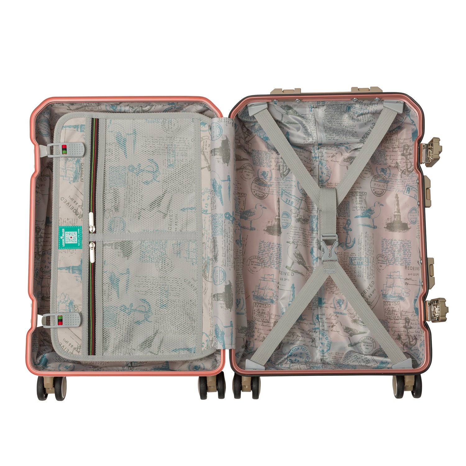 長期旅行向け大型アルミスーツケース レジェンドウォーカー 1512-69