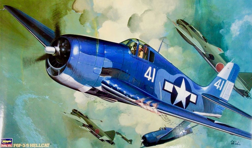 Hasegawa - 1/32 F6F-3/5 HELLCAT - — Legends Toys & Hobbies