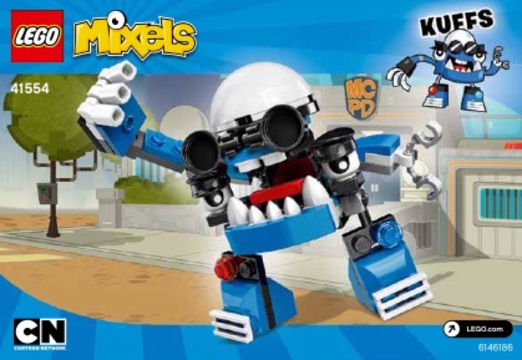 LEGO Instructions for set 41554 Kuffs, Mixels - Series 7