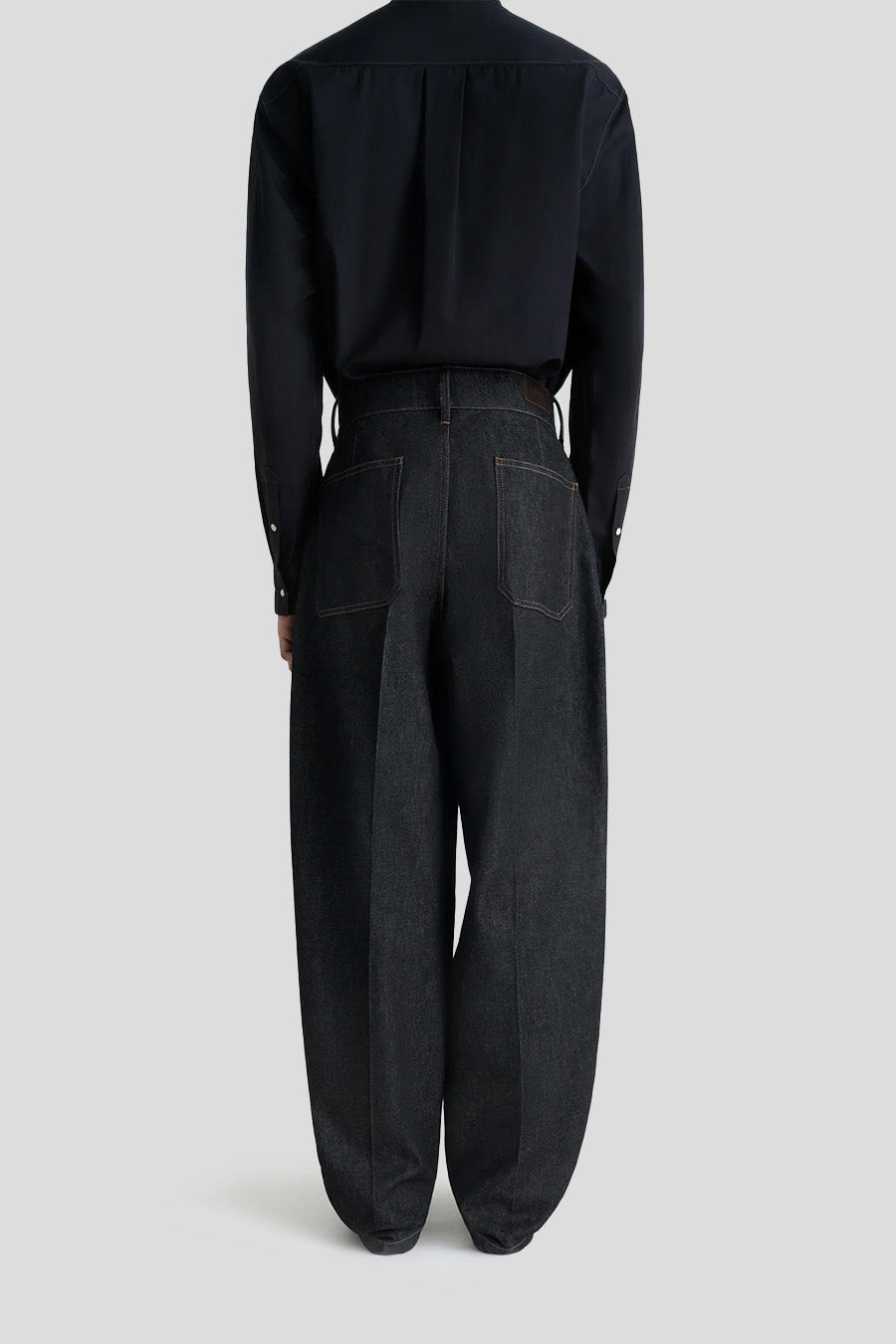 LEMAIRE - DARK GREY MAXI BARREL WORKWEAR PANTS – LE LABO STORE