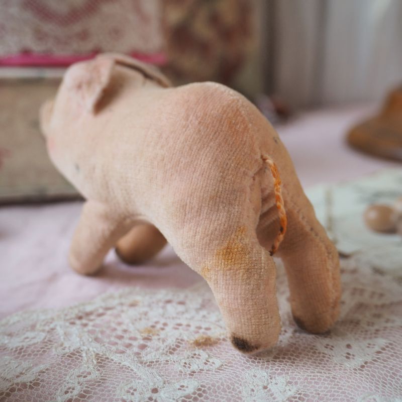 シュタイフ社製ブタの縫いぐるみ jouet・おもちゃ