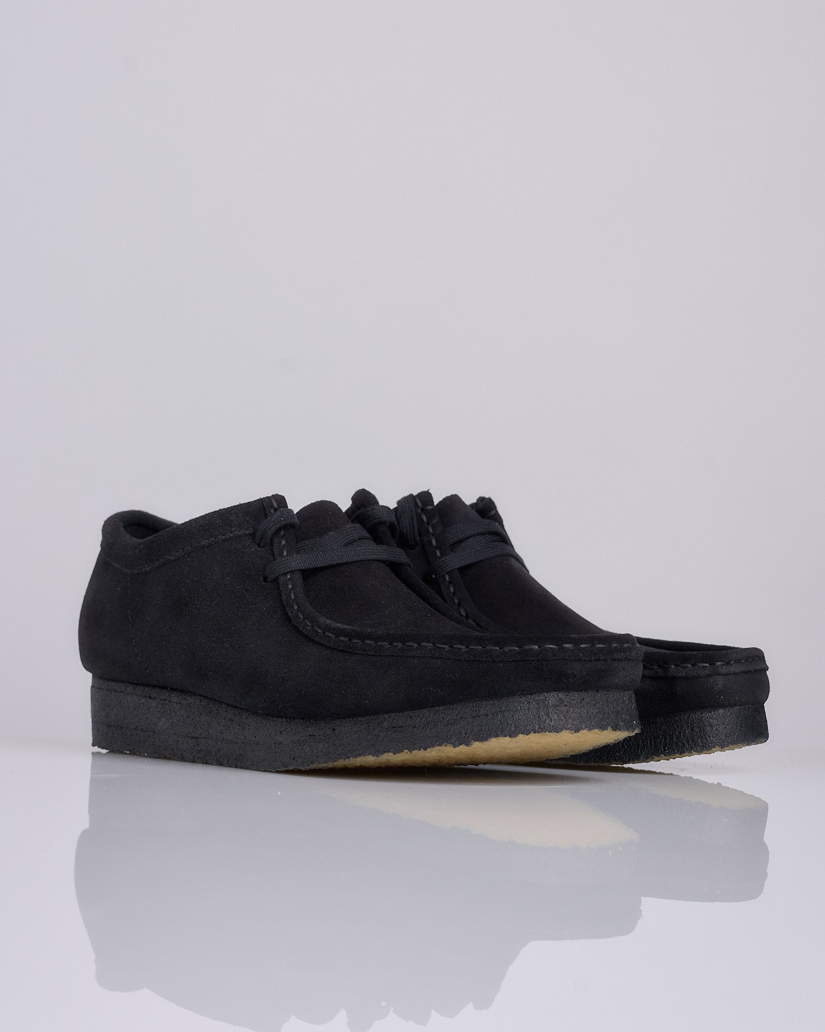 Clarks Originals Wallabee Black Suede – LESS 17