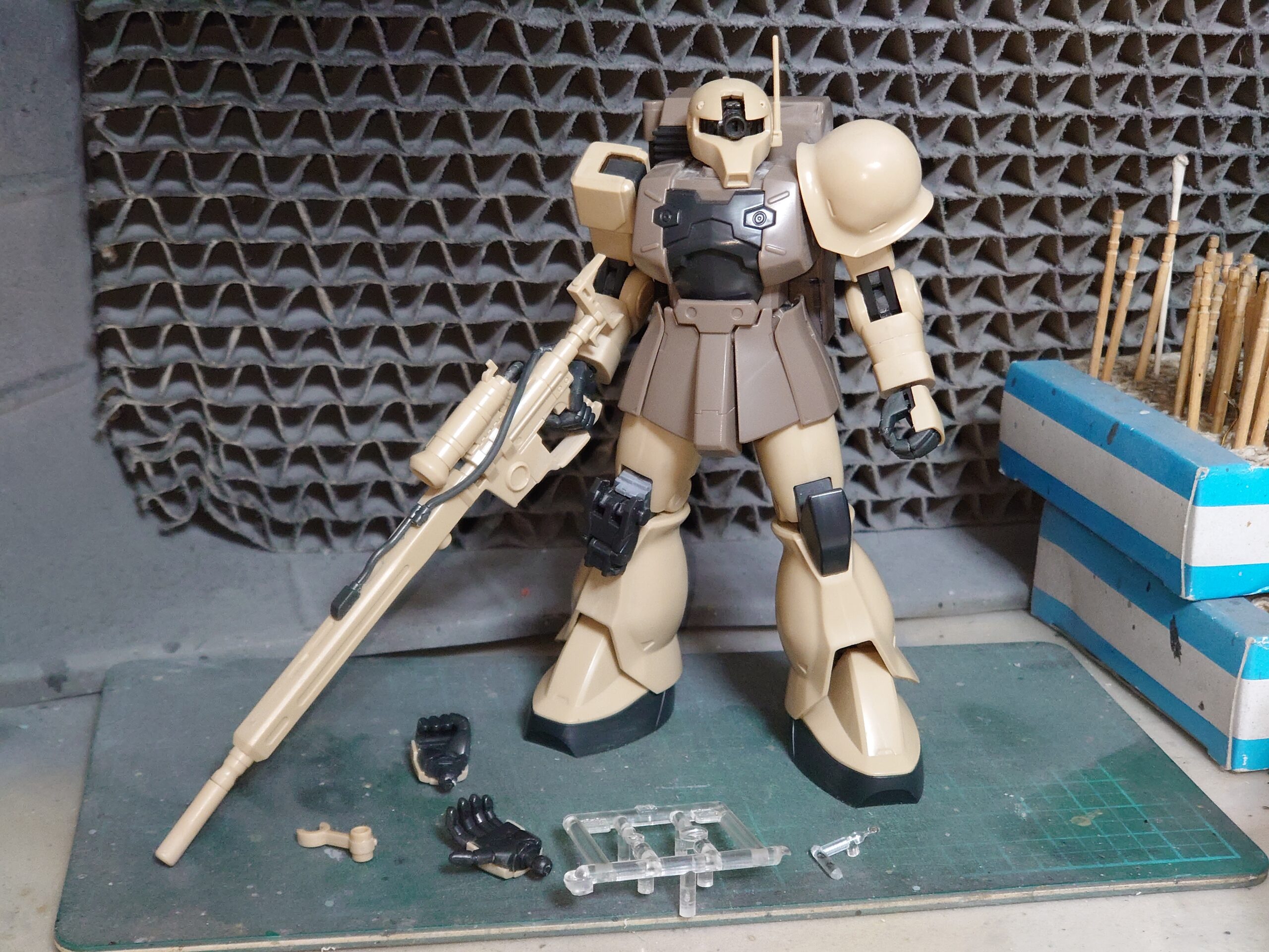 HGUC ザクIスナイパー 製作記② | 模型大隊戦闘日誌