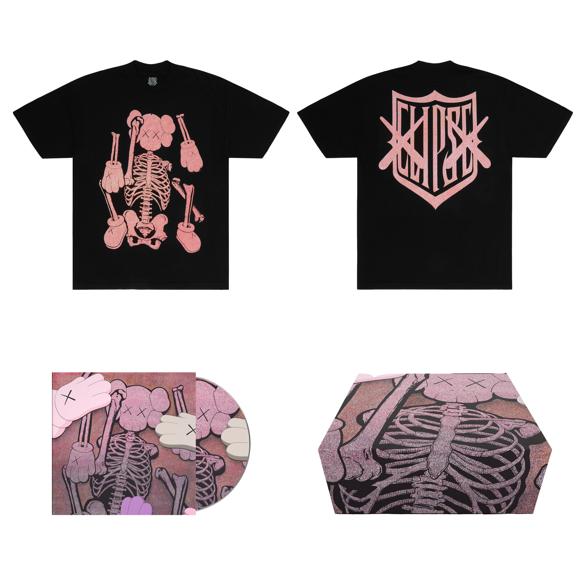 KAWS X CLIPSE LET GOD SORT EM OUT TEE BOX SET 1 – Clipse