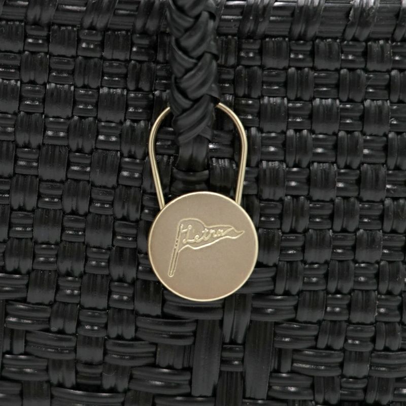 MERCADO BAG - CROSS LINE - SHORT STYLE - Black / Cream (SHORT S