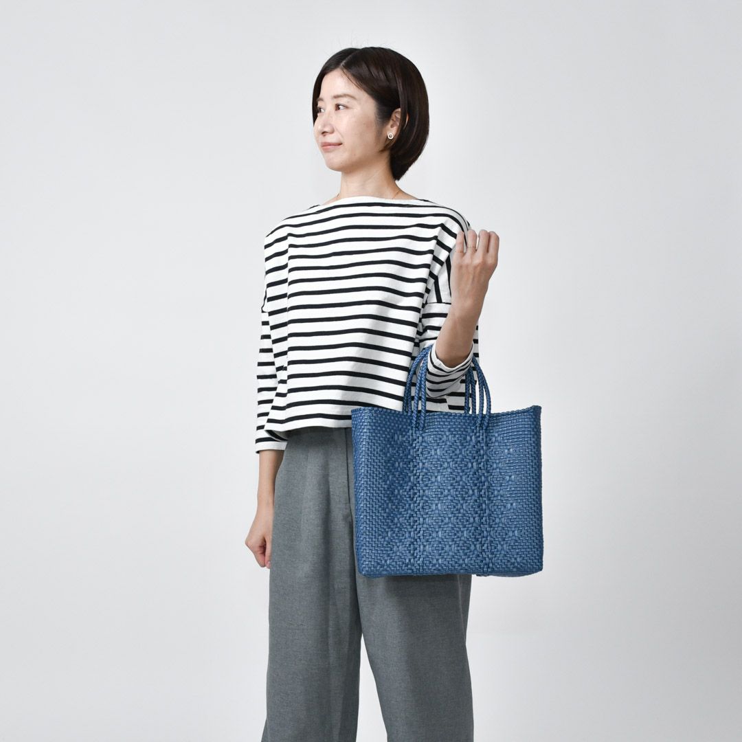 MERCADO BAG - ROMBO - Metallic Blue (S) | Letra｜レトラ公式通販