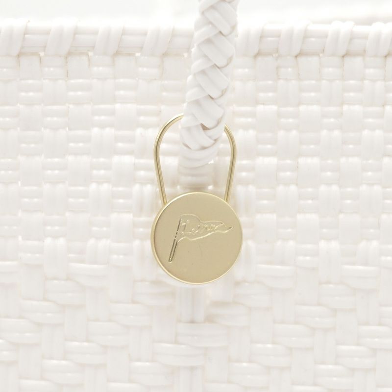 MERCADO BAG - MINI CHECK - Gold / White (M) | Letra｜レトラ公式通販