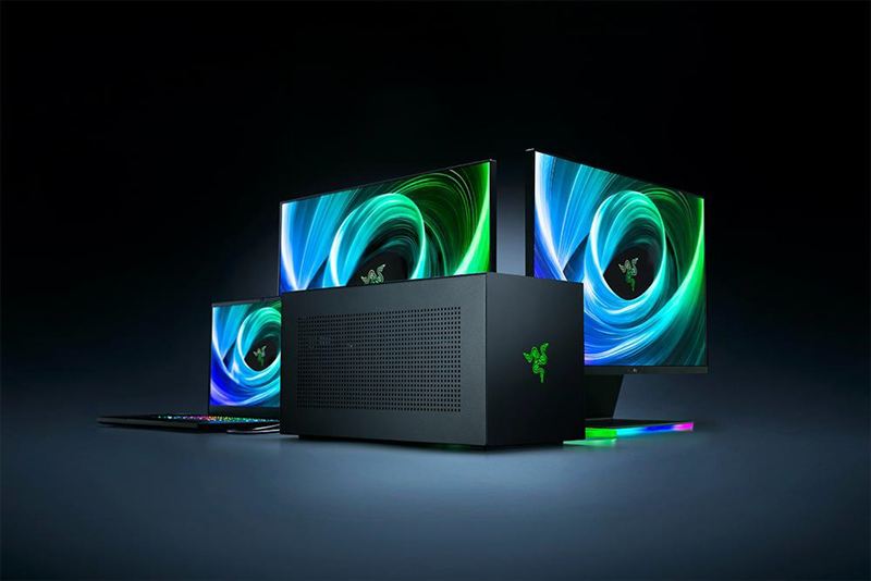 Thunderbolt 5に対応したRazerの外付けGPUボックス「Razer Core X V2